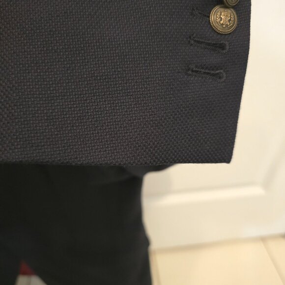 Hawes and Curtis Navy Blazer Slim Fit Size 38R - Picture 3 of 5